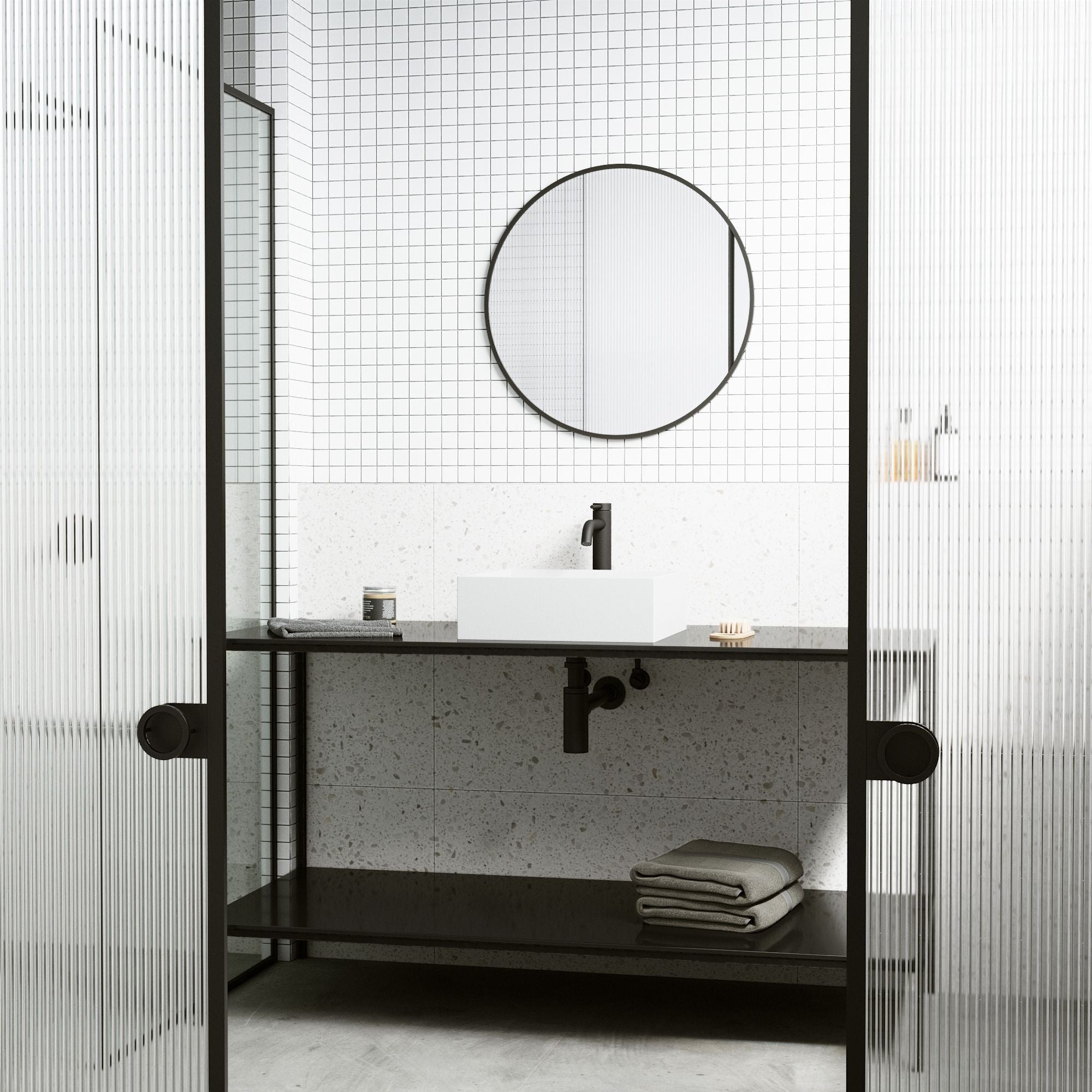 VIGO Montauk MatteStone 15x15-in Deep White Bathroom Sink/Basin with Rectangular Vessel