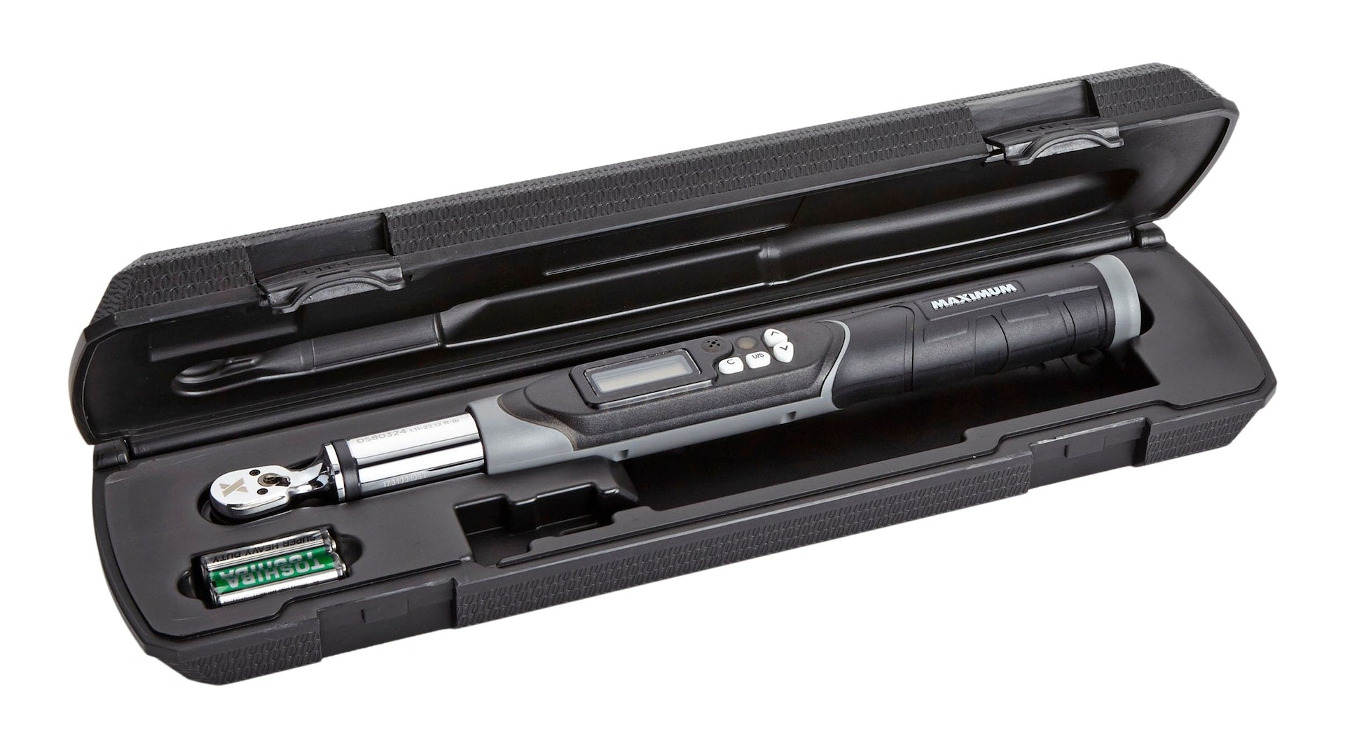MAXIMUM 1/4-in Drive Digital Torque Wrench, 1.11-22.1 ft-lbs