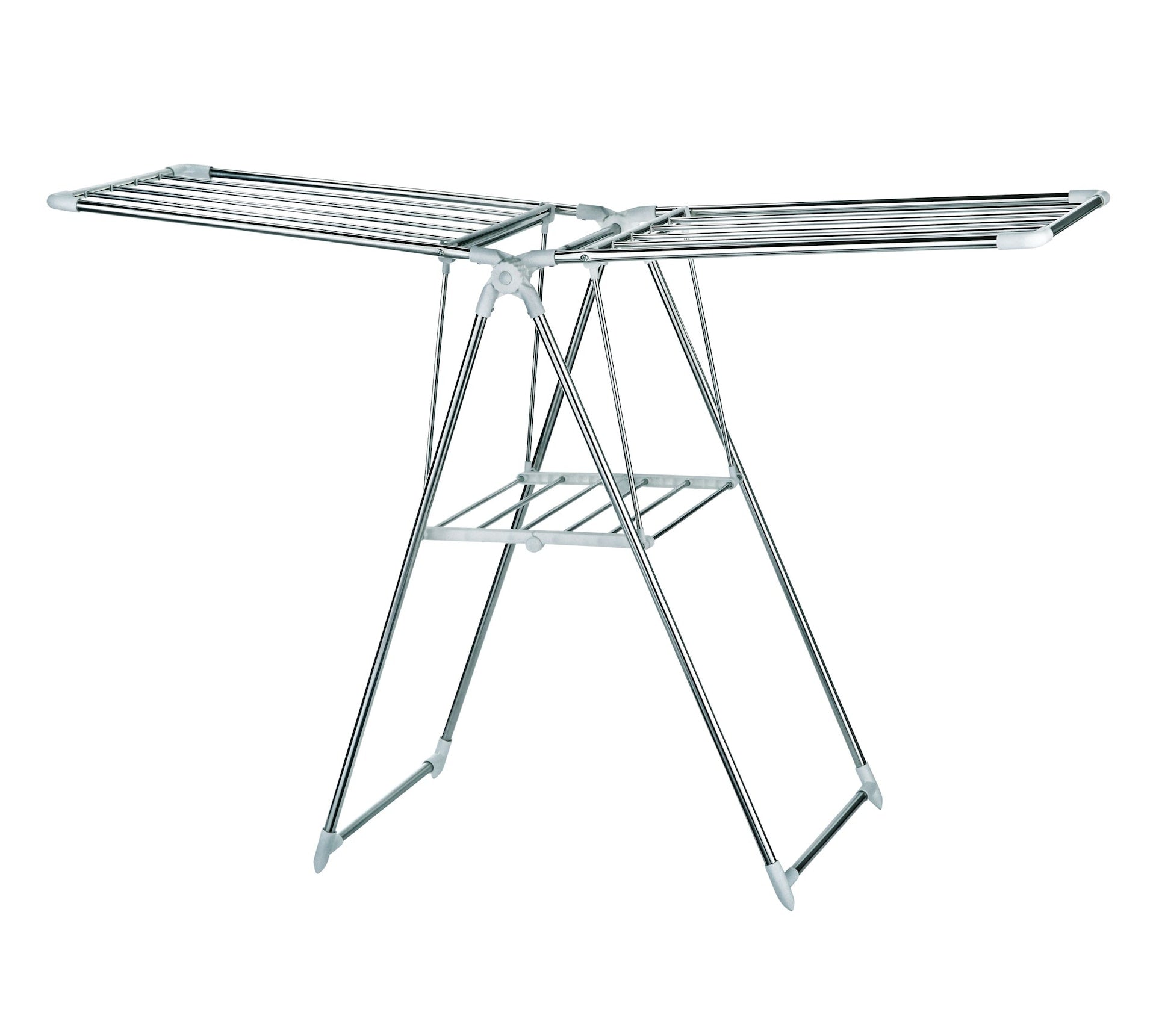 type A Stainless Steel Gullwing Drying Rack, 61.5 x 20 x 38.5-in