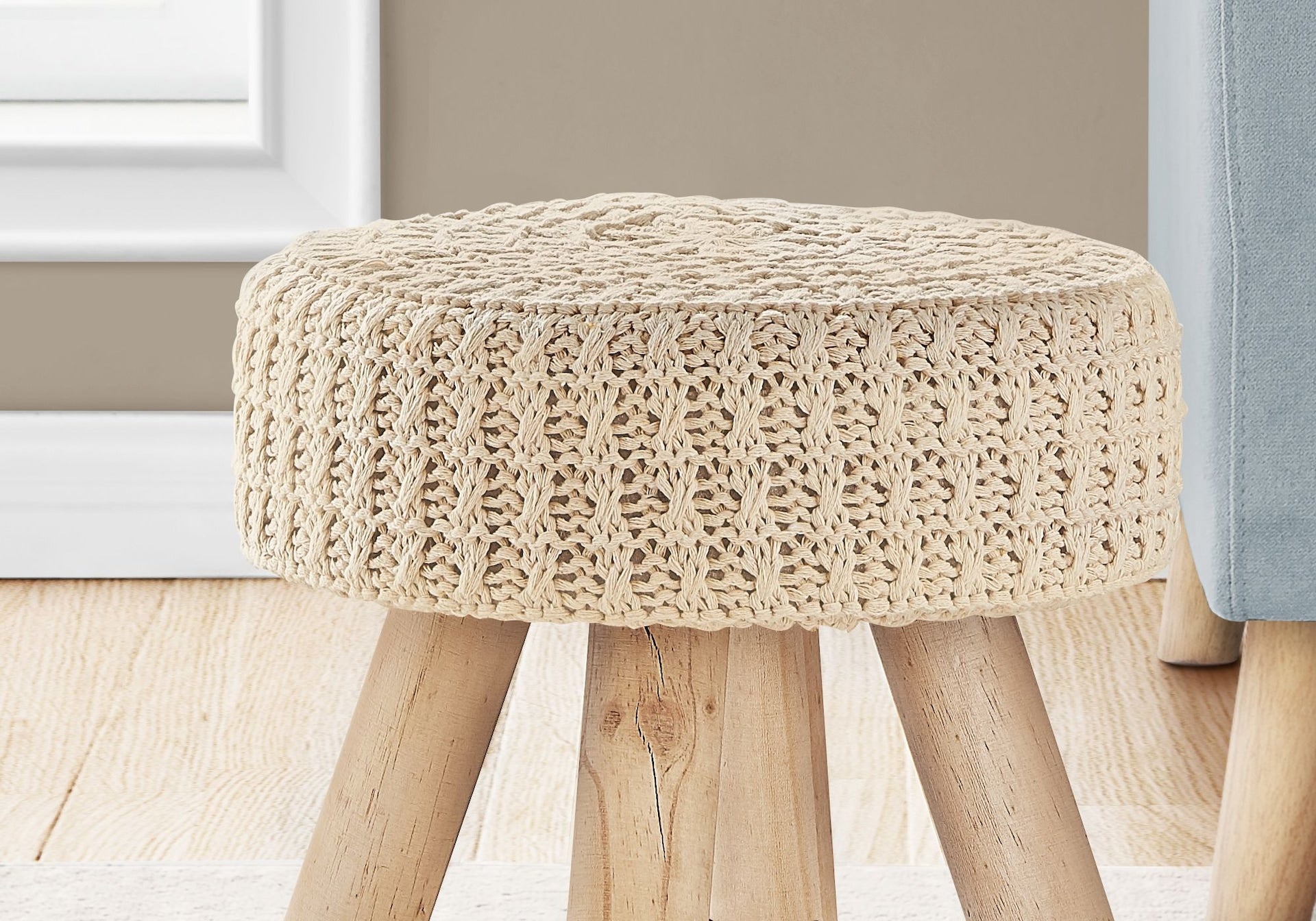 Monarch Knit Ottoman