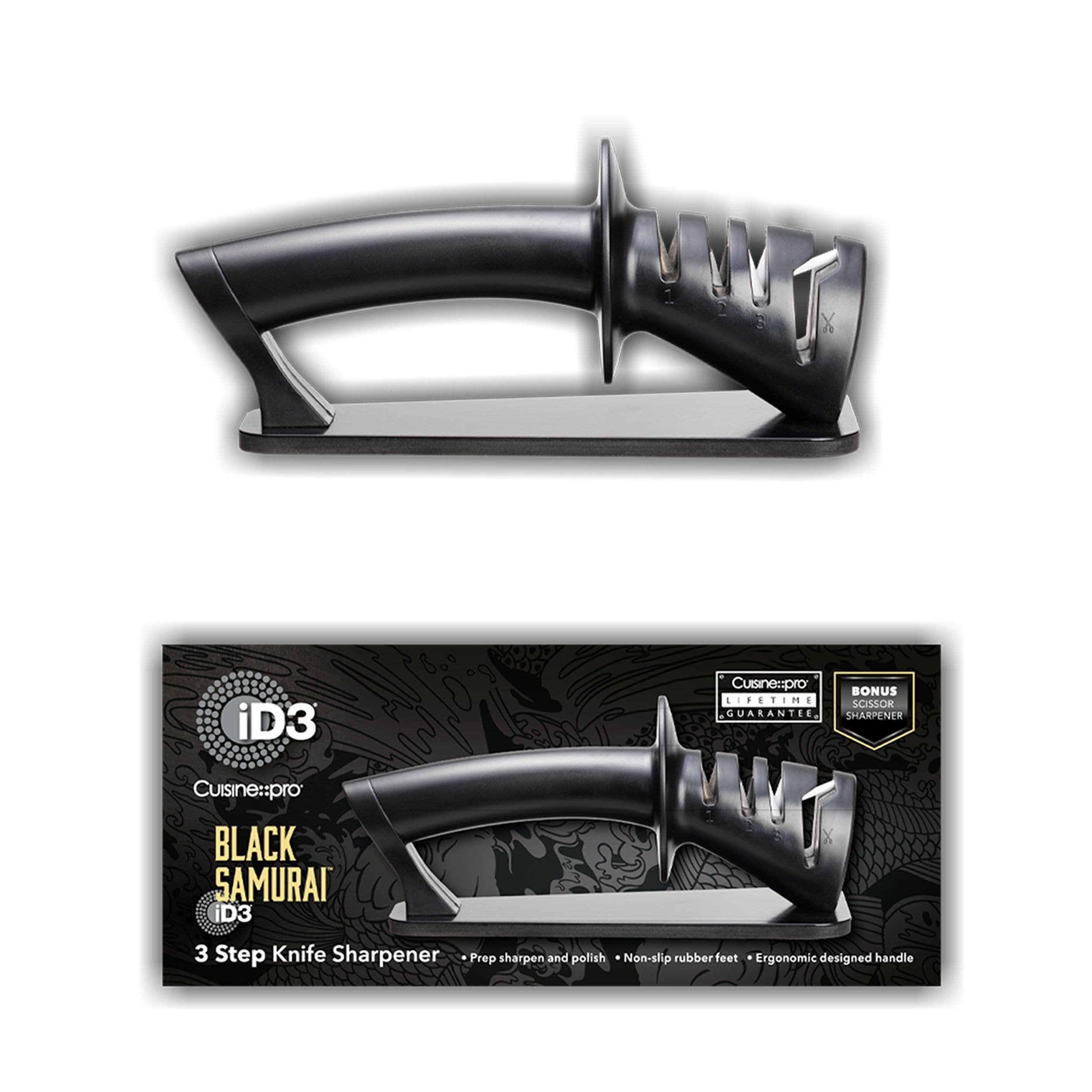 CUISINE:: PRO iD3 BLACK SAMURAI KNIFE SHARPENER