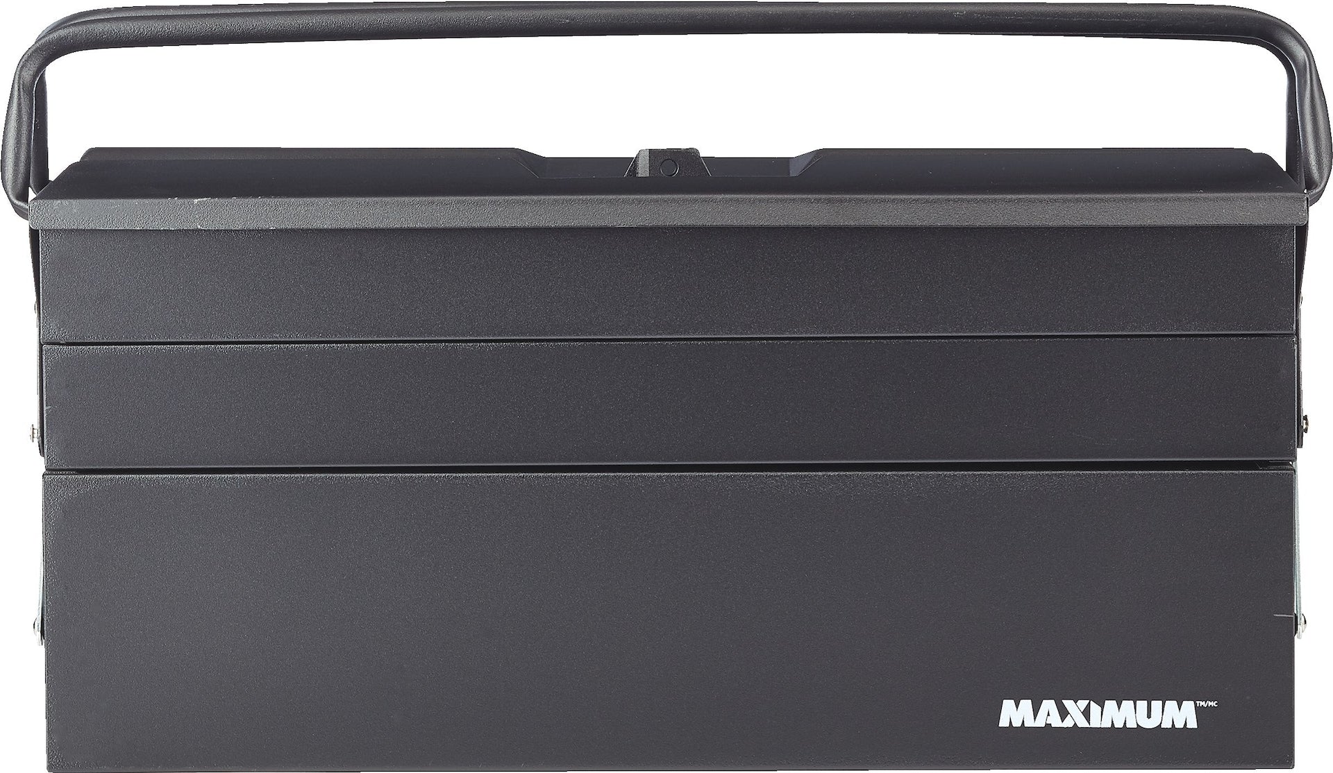 MAXIMUM Portable 5-Tray Cantilever Tool Box, Black, 21-in