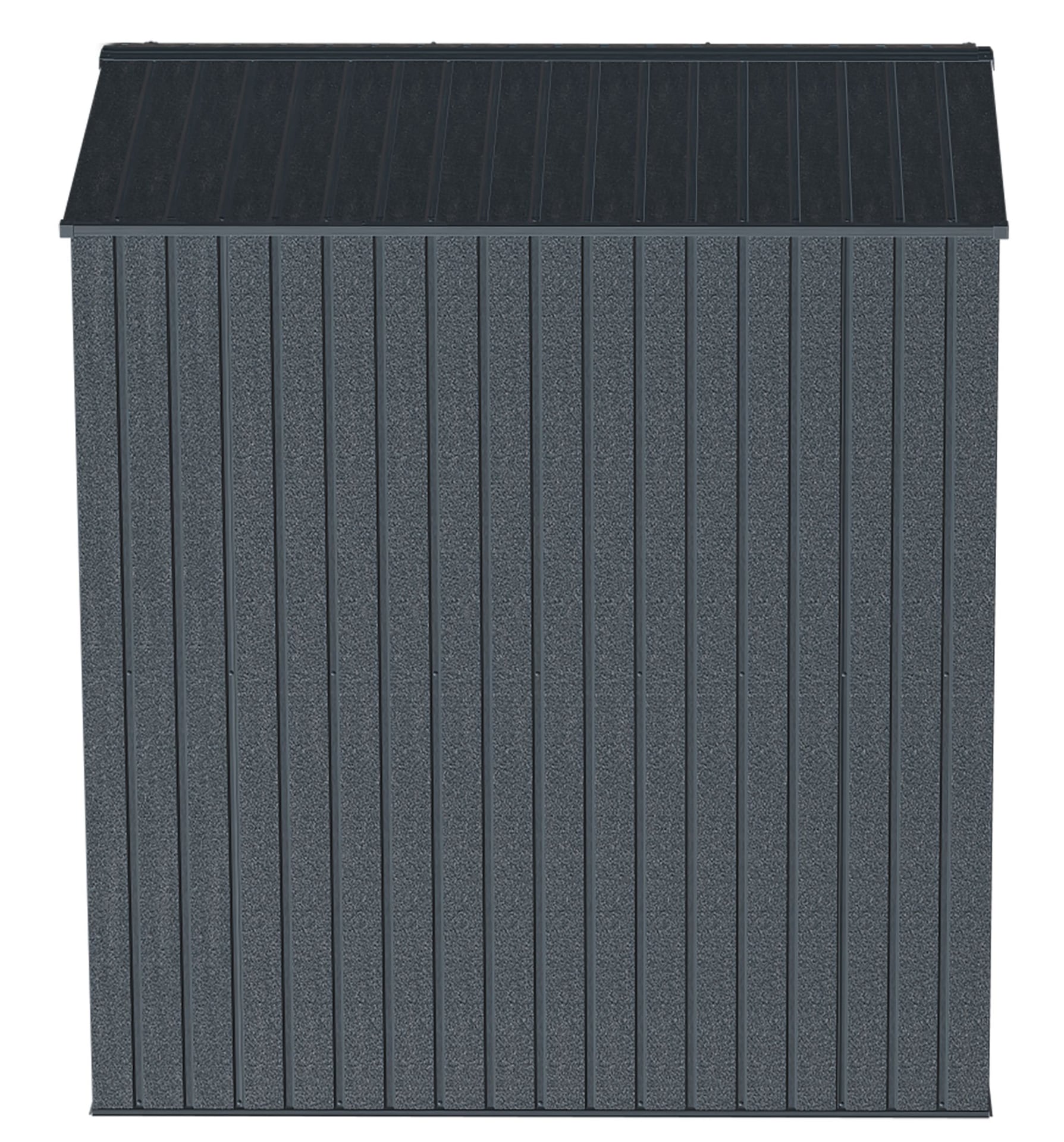Arrow Elite Steel Storage Shed with Pent Roof, Anthracite, 6-ft x 6-ft