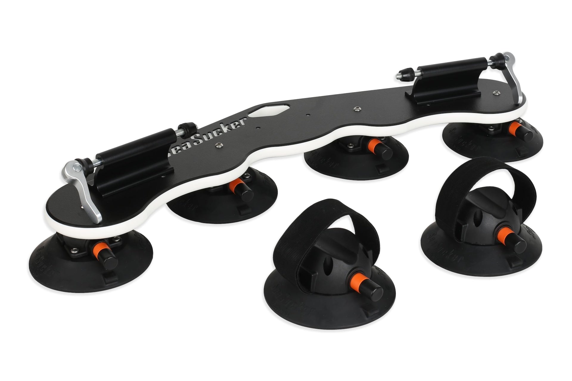 SeaSucker Mini Bomber 2-Bike Roof Top, Trunk & Hatchback Bike Rack, Black
