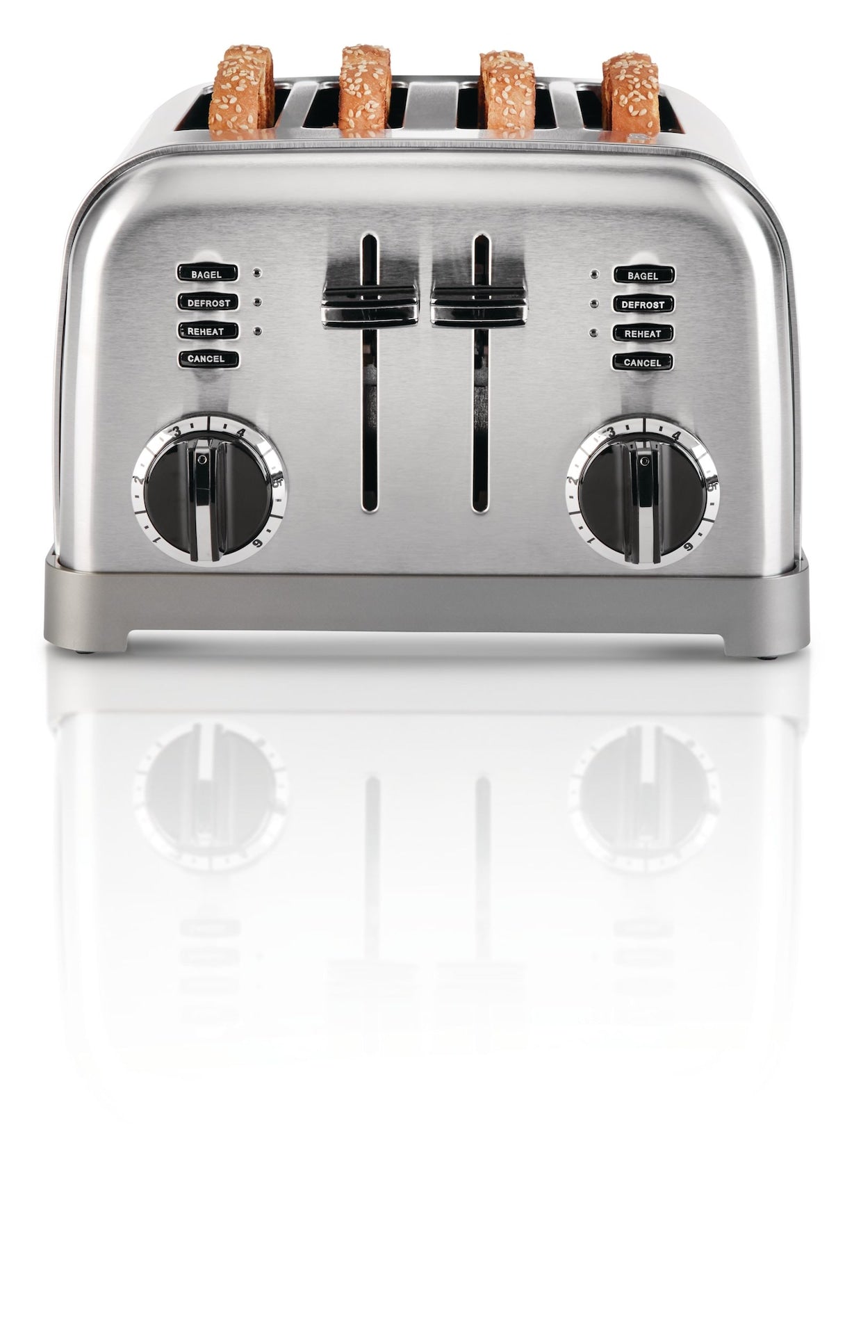 Cuisinart Metal Classic Toaster with 6 Settings, Stainless Steel, 4-Slices