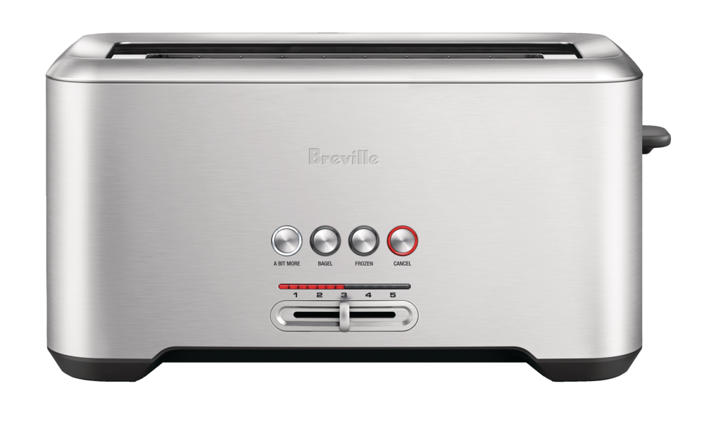 Breville ‘A Bit More’ 4-Slice Toaster, Brushed Stainless Steel