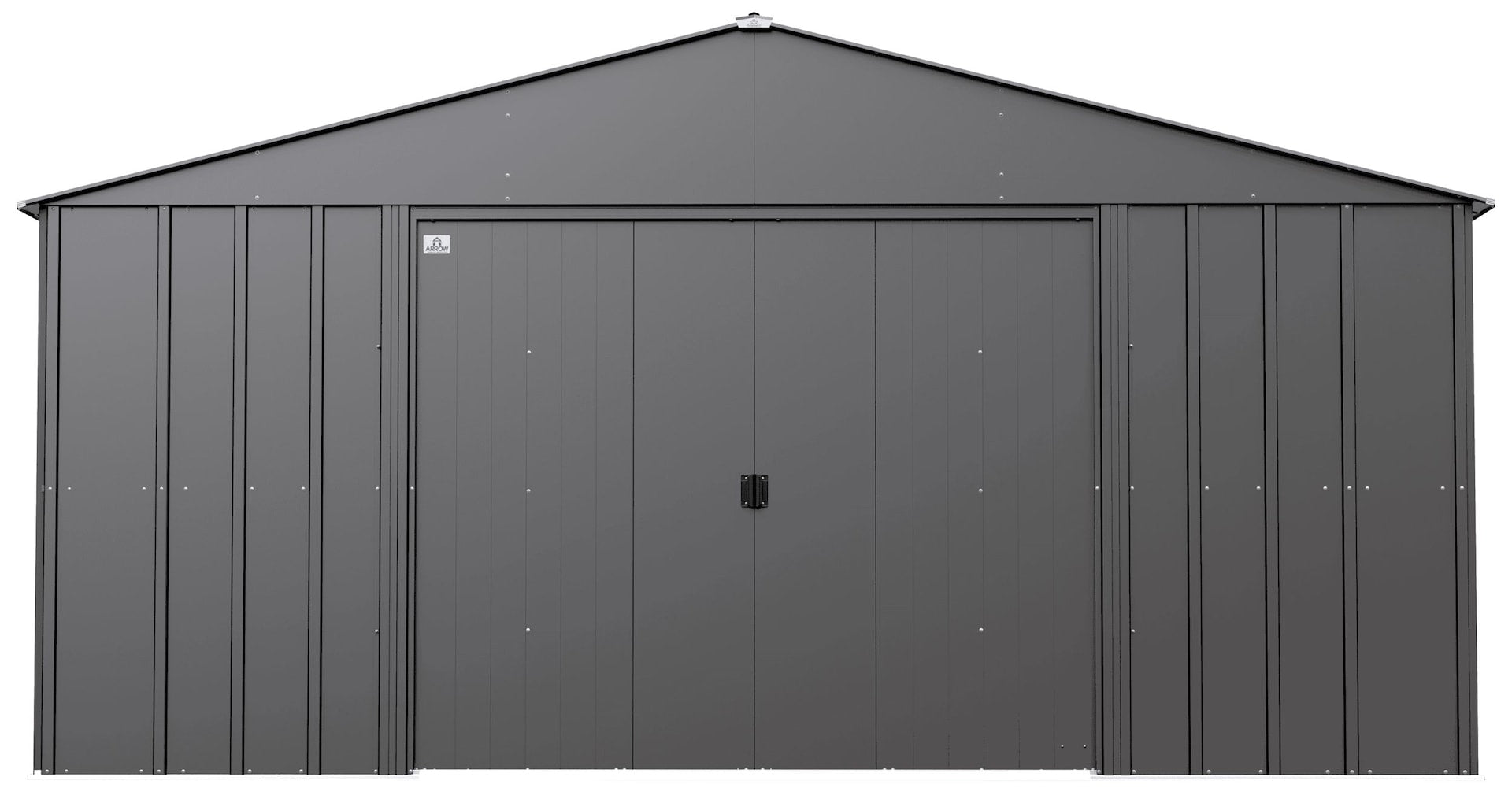 Arrow Classic 14x17-ft Charcoal Corrosion-Resistant Steel Shed