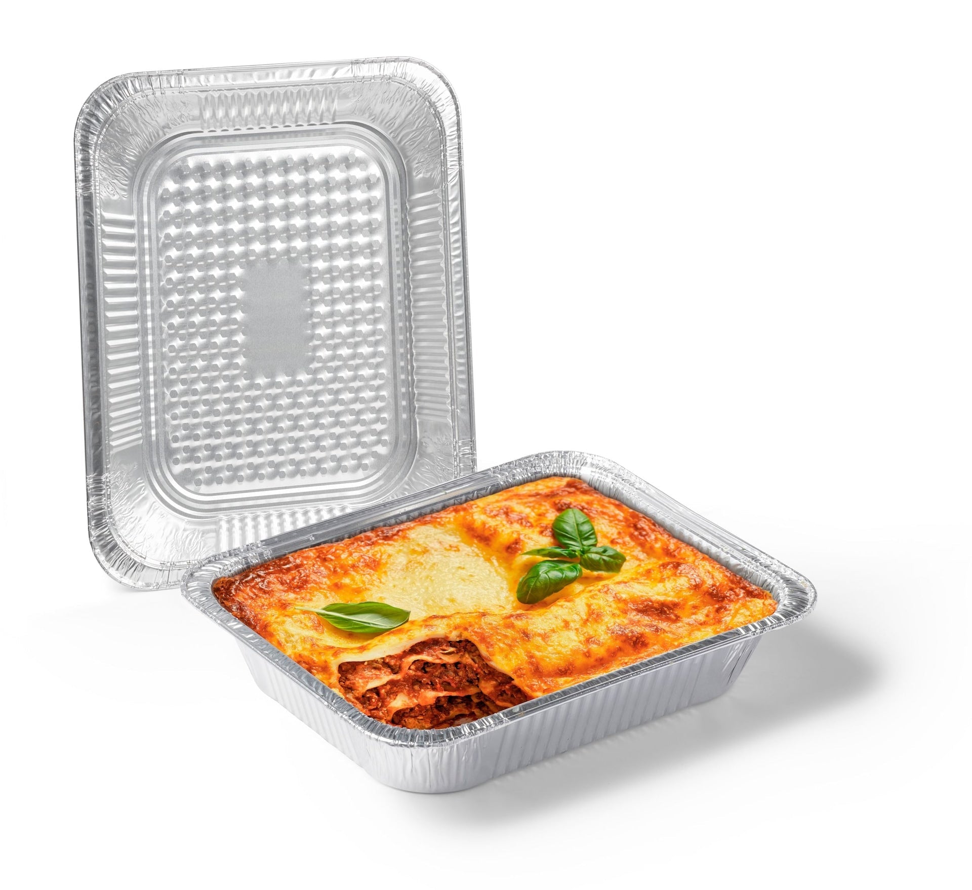 Starfrit Disposable Freezer Safe Aluminum Lasagna Pan, 5-pk