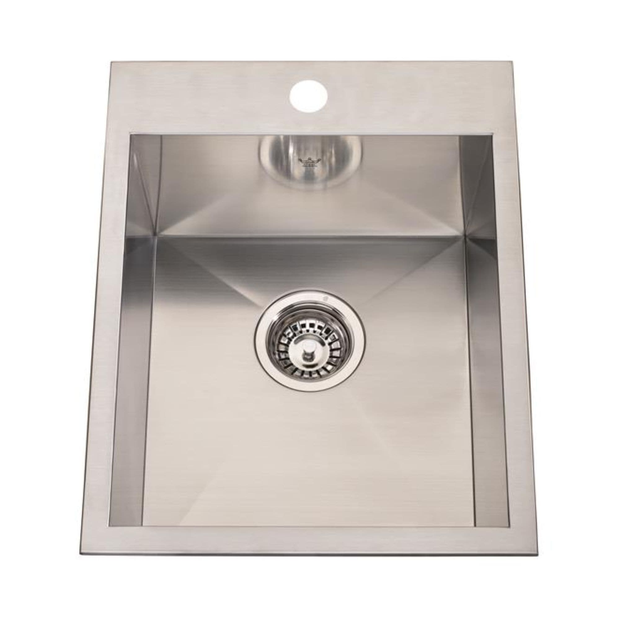 Kindred 1-Hole/1-Bowl Dual Mount Stainless Steel Sink
